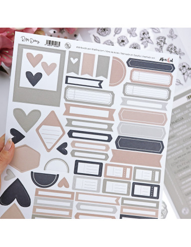 Hoja de troquelados Rita's Diary 2024. Especial...