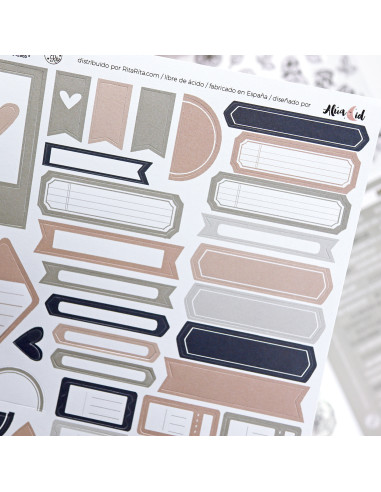 Hoja de troquelados Rita's Diary 2024. Especial...