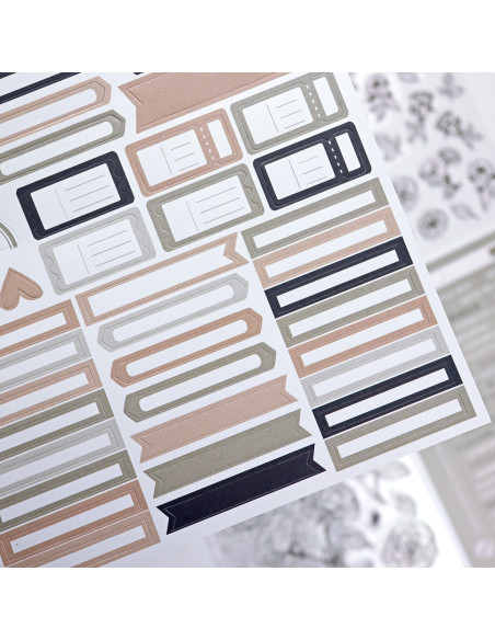 Hoja de troquelados Rita's Diary 2024. Especial documenta