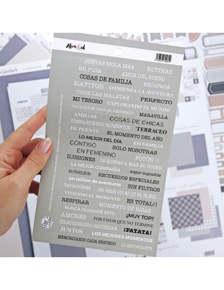 Pegatinas frases Verde Rita's Diary