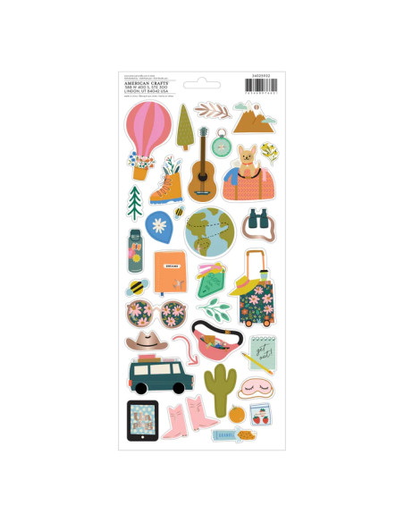 Hoja de Pegatina Coast to Coast