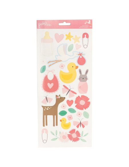 Pegatinas pebbles lullaby boy