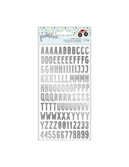 Abecedario puffy Cool Boy de Pebbles