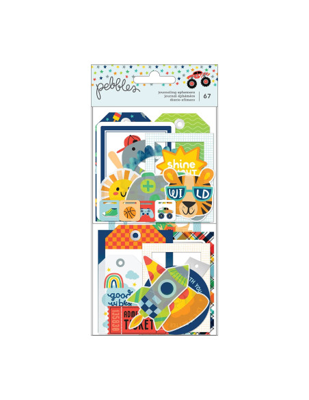 Troquelados Journaling Cool Boy de Pebbles