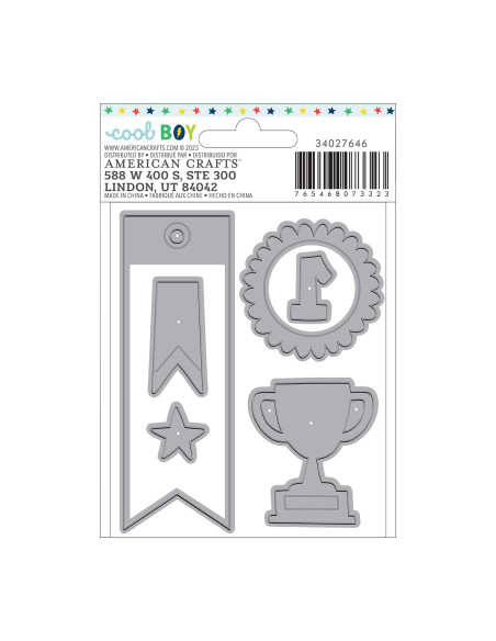 Troqueles Cool Boy de Pebbles