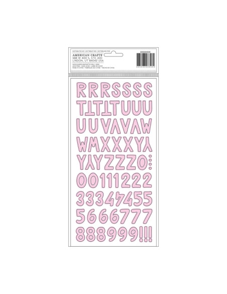 Thikers Abecedario Cool Girl de Pebbles