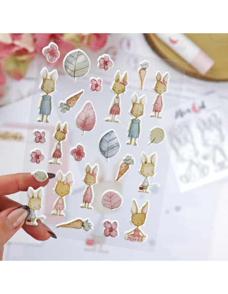 Pegatinas puffy Carrotcake de Alúa Cid