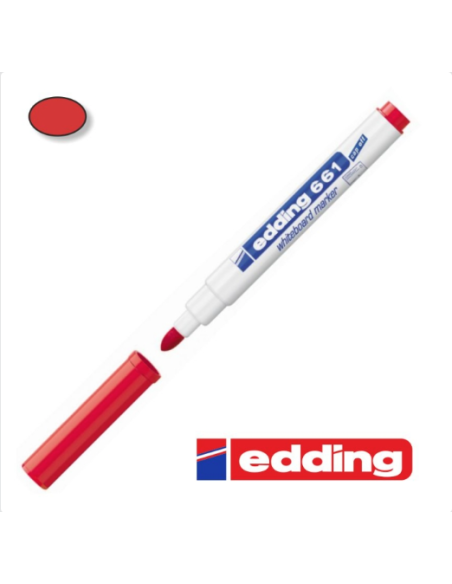 Rotulador Pizarra blanca Edding 661color ROJO
