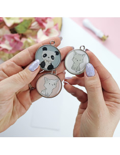 Charms metálicos Pequeño Panda de Alúa Cid
