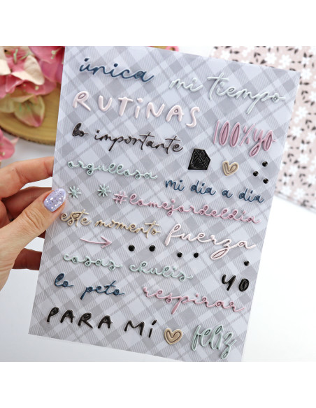 Pegatinas puffy Para Mí Color