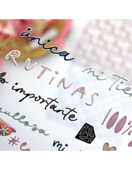 Pegatinas puffy Para Mí Color