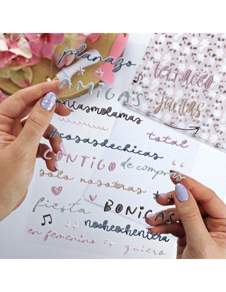 Pegatinas puffy En Femenino Color