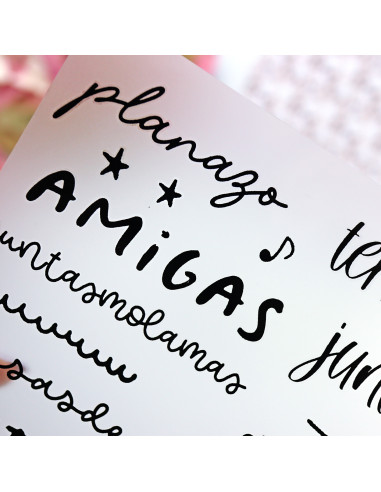 En Femenino, set de transferibles