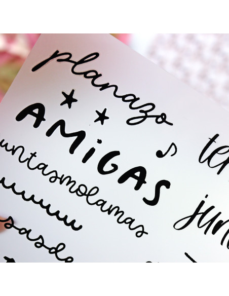 En Femenino, set de transferibles