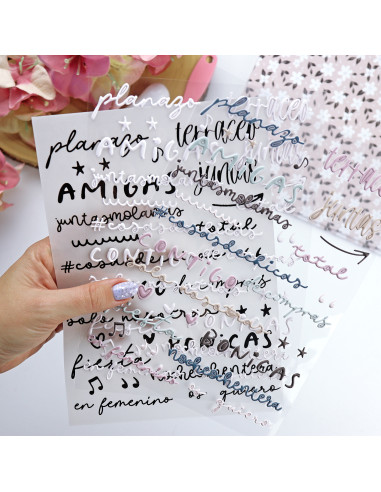 En Femenino, set de transferibles