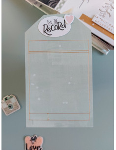 Placa hot Foil&fun Tarjeta journaling, Salvaje de Mintopía 2