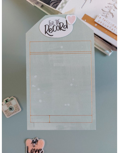 Placa hot Foil&fun Tarjeta journaling, Salvaje...