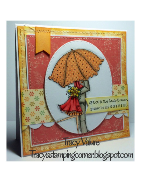 Sello Emily & Ryan under the Umbrella de Stamping Bella