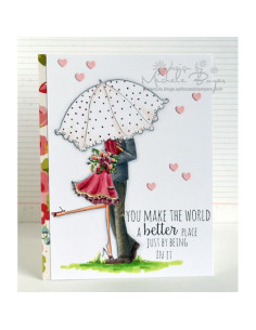 Sello Emily & Ryan under the Umbrella de Stamping Bella 2