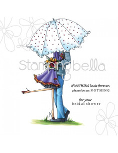 Sello Emily & Ryan under the Umbrella de Stamping Bella