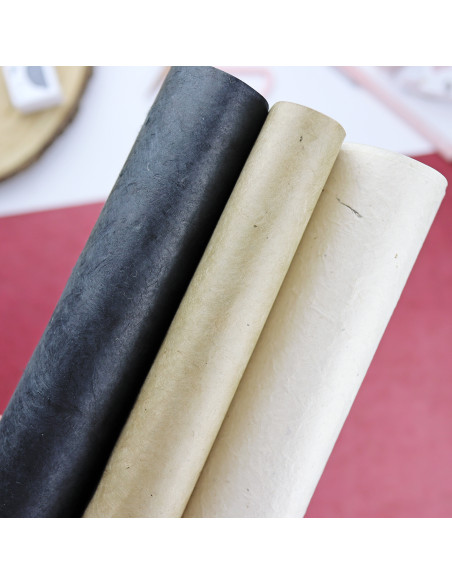 Papel hecho a mano color Natural 32x45 cm