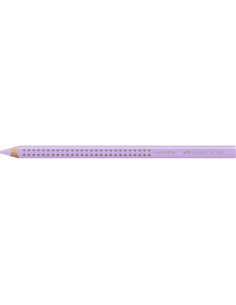 Lápiz de color Jumbo Grip Violeta pastel, Faber-Castell