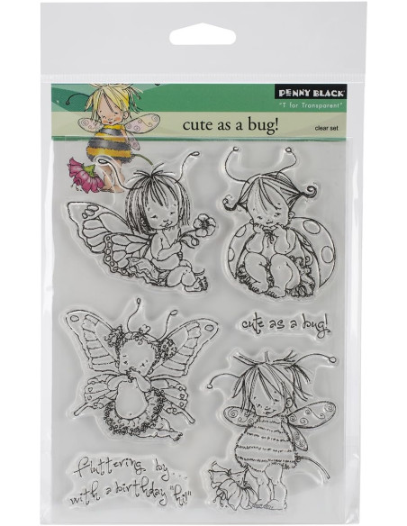 Sello Cute as a bug! de Penny Black