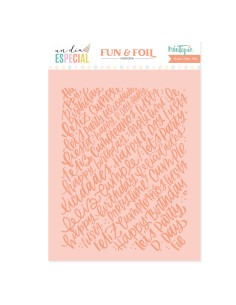 Placa Hot Foil&Fun Lettering, Un día especial de Mintopía