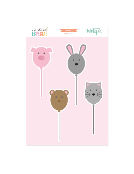 Troquel Globos de animales, Un día especial de Mintopía