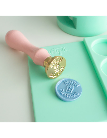 Sello de lacre (sin mango) Happy Birthday, Un día especial de Mintopía