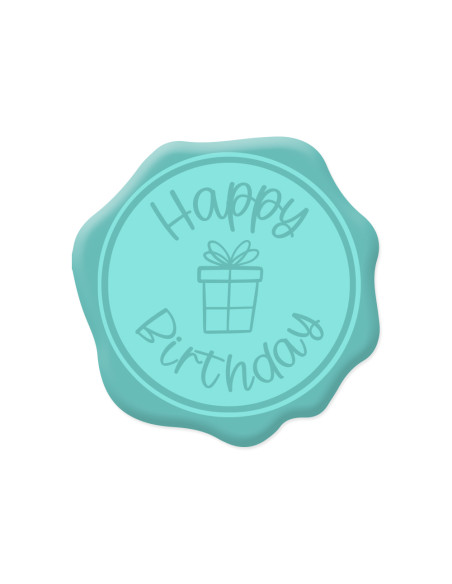 Sello de lacre (sin mango) Happy Birthday, Un día especial de Mintopía