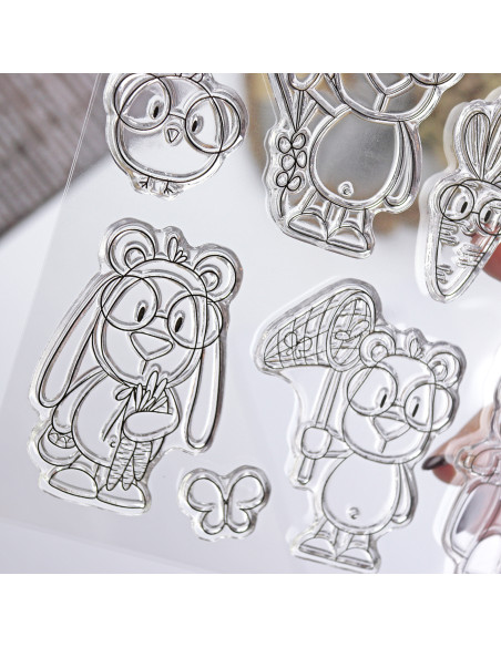 Set de sellos Mr. Lemon Primavera, de Andrea la gafotas