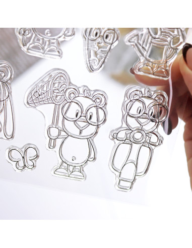 Set de sellos Mr. Lemon Primavera, de Andrea la...