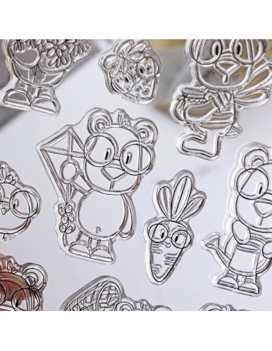 Set de sellos Mr. Lemon Primavera, de Andrea la...