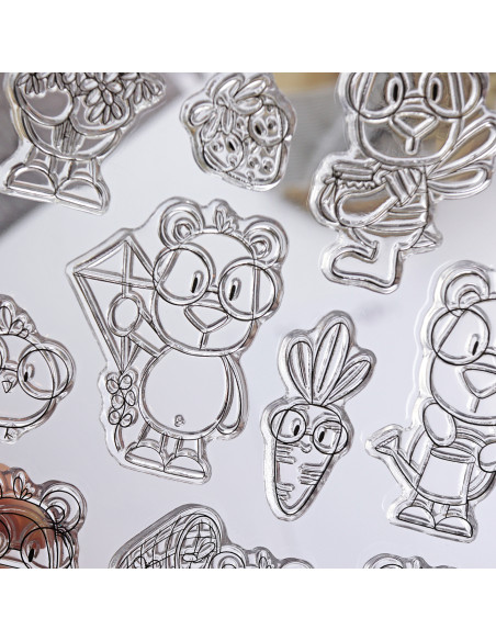 Set de sellos Mr. Lemon Primavera, de Andrea la gafotas