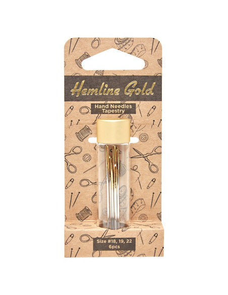 Agujas de bordar de Hemline Gold