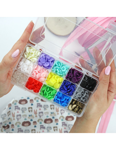 Surtido de broches de presión