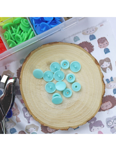 Broches plásticos de presión Aqua