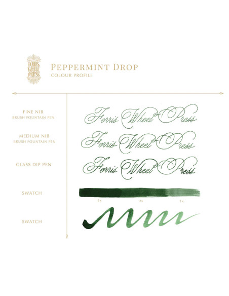 Tintero Vidrio 38ml - Peppermint Drop