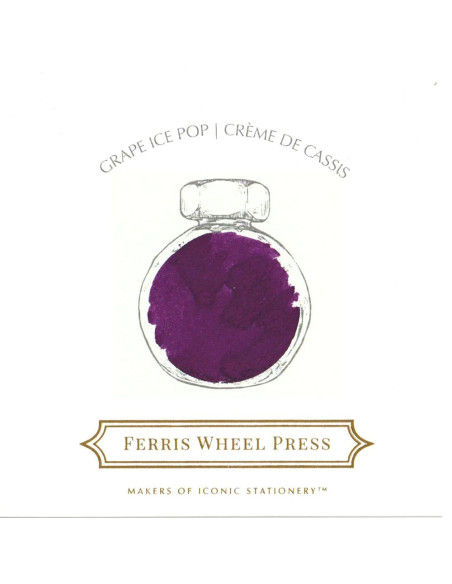 Tintero Vidrio 38ml - Grape Ice Pop