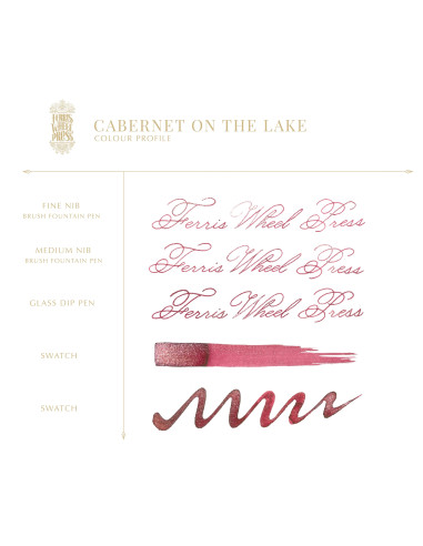 Tintero Vidrio 38ml - Cabernet On The Lake