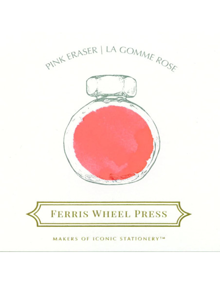 Tintero Vidrio 38ml - Pink Eraser