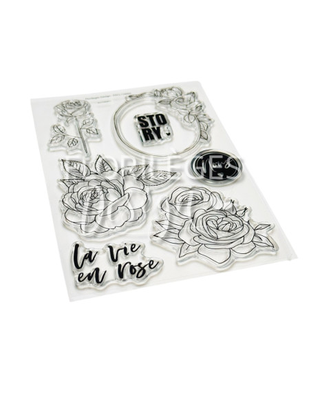 Sello La vie en Rose de Florilèges