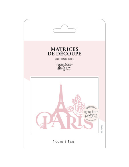 Troquel Hello Paris, La vie en Rose de Florilèges