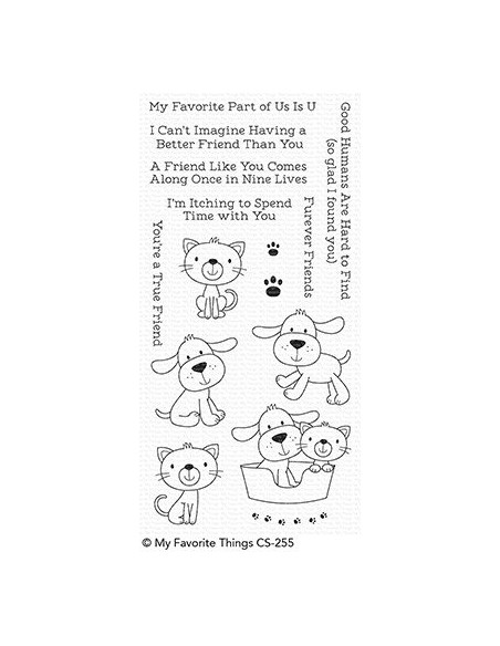 Sello mft Adorable elephants