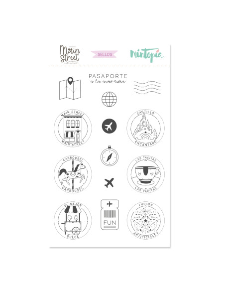 Sello Passport Main Street de Mintopía