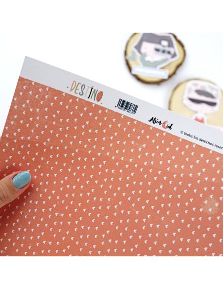 Papel laminado Destino, Alúa Cid