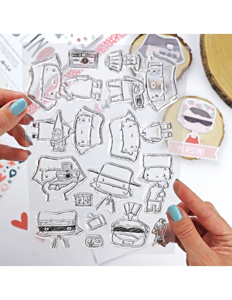 Set de sellos Destino de Alúa Cid