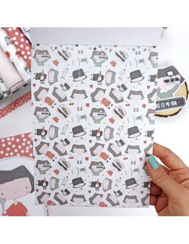 Bloc pequeño 6x8" Destino de Alúa Cid