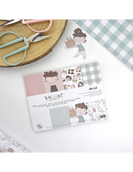 Bloc pequeño 6x8" 1Década de Alúa Cid